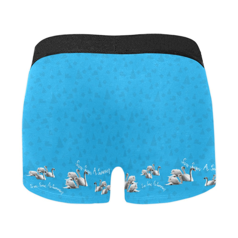 Swans Swimming Christmas Boxer Brief Boxers
