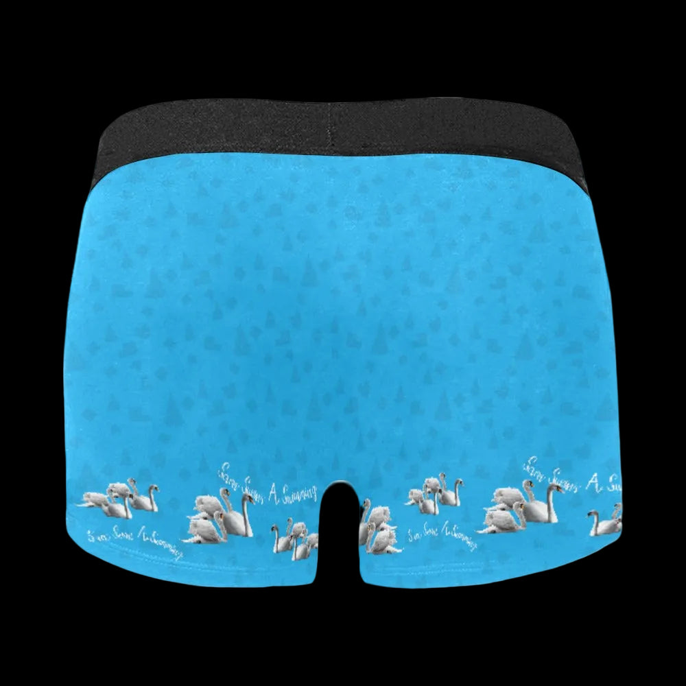 Swans Swimming Christmas Boxer Brief Boxers