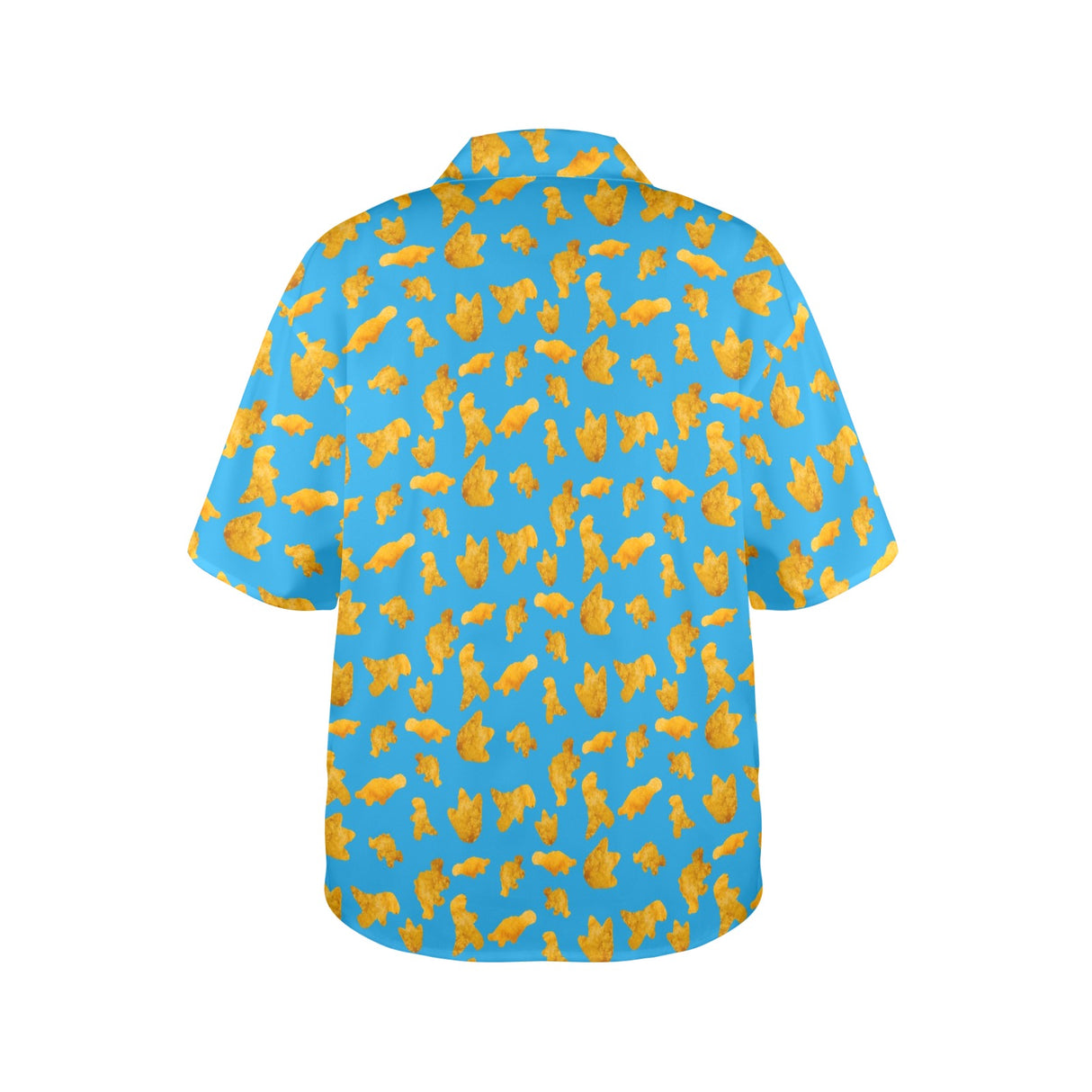 Dinosaur Chicken Nuggets Women's Hawaiian Shirt