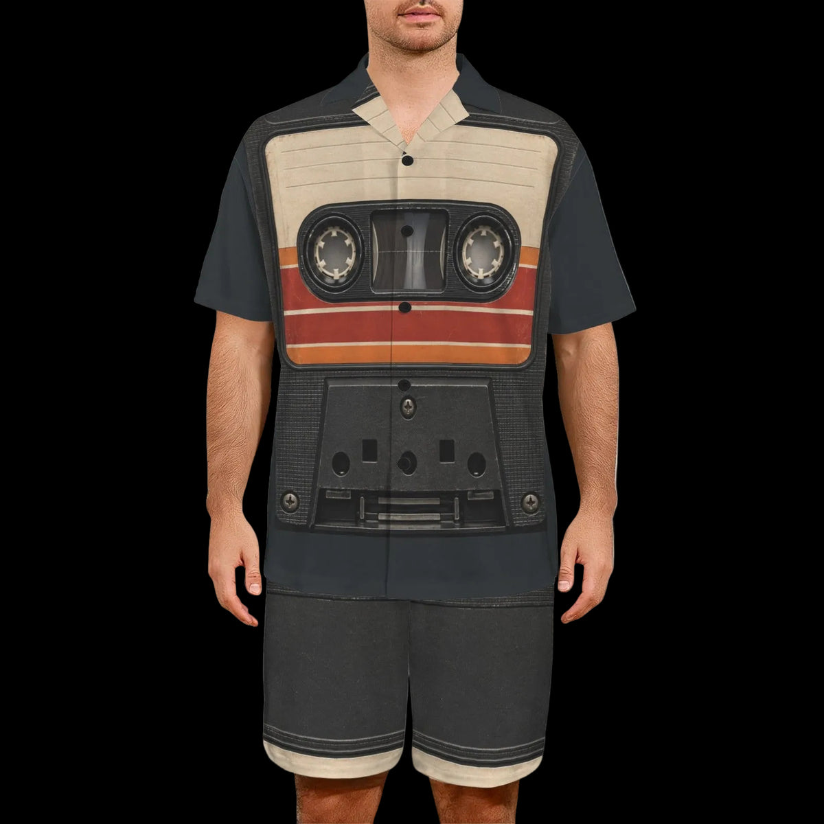 Cassette Tape Retro Costume Pajama Set