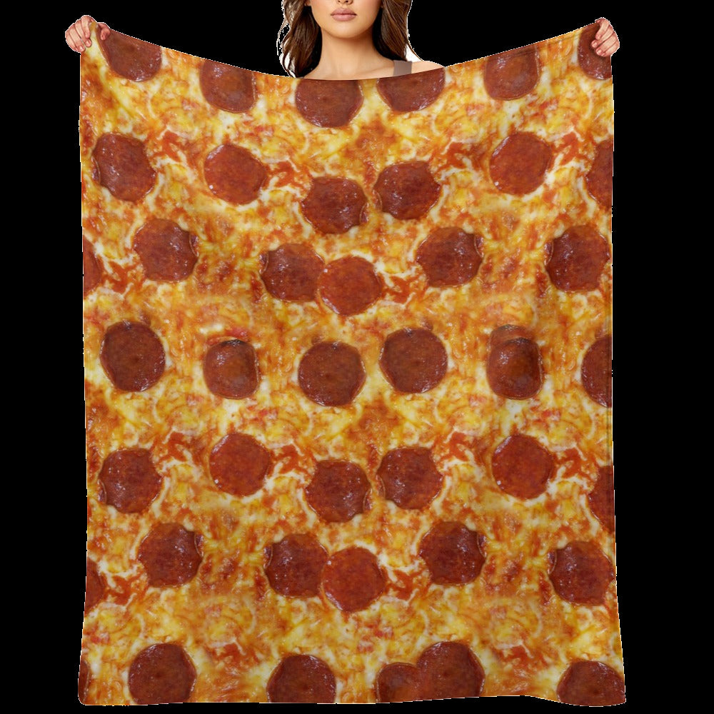 Pizza Throw Blanket - Funny Food Gift Blanket