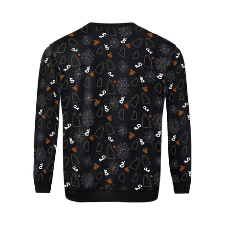 Black Cat Snake Sweater