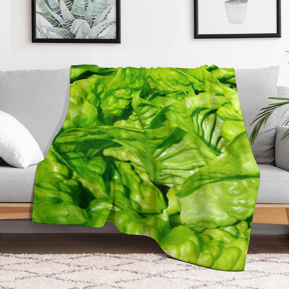 Lettuce Salad Throw Blanket