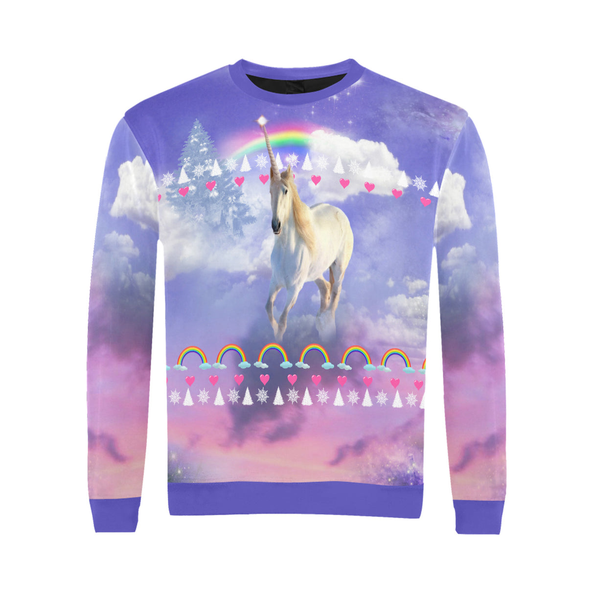 Rainbow Unicorn Ugly Christmas Sweater
