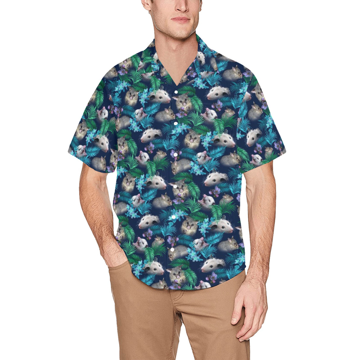Opossum Possum Hawaiian Shirt | Button Up Down Shirt