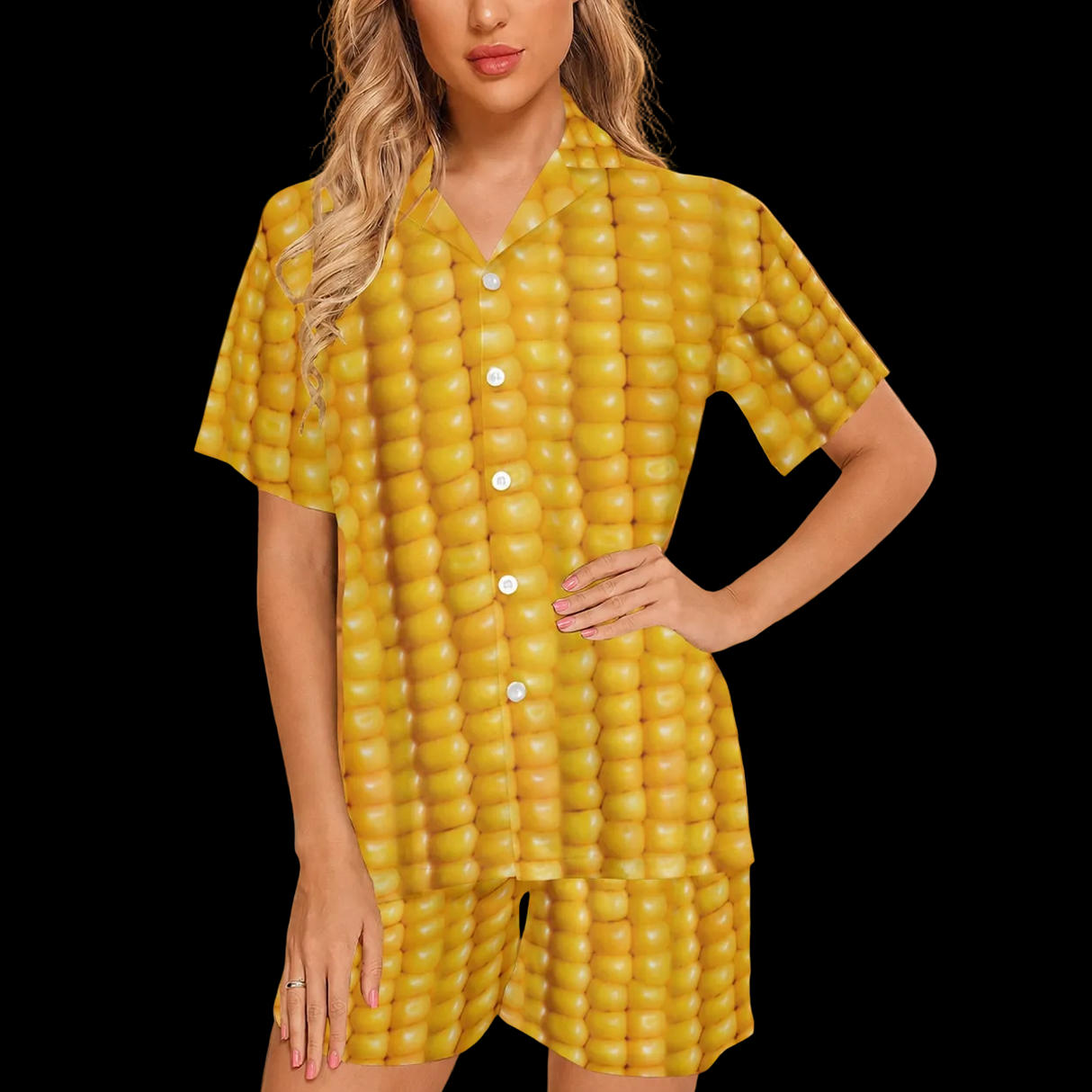 Corn Cob Pajamas for Women - Funny Food Sleepwear