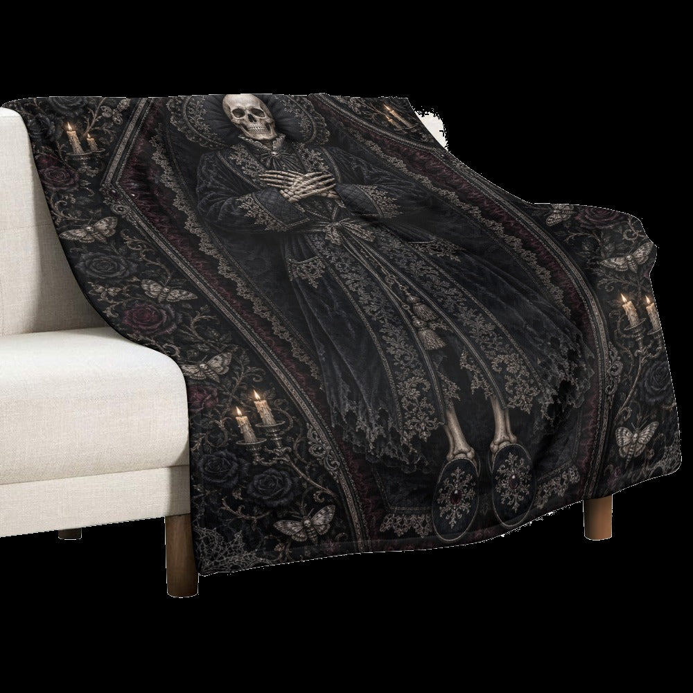 Undercover Undead Gothic Horror Throw Blanket