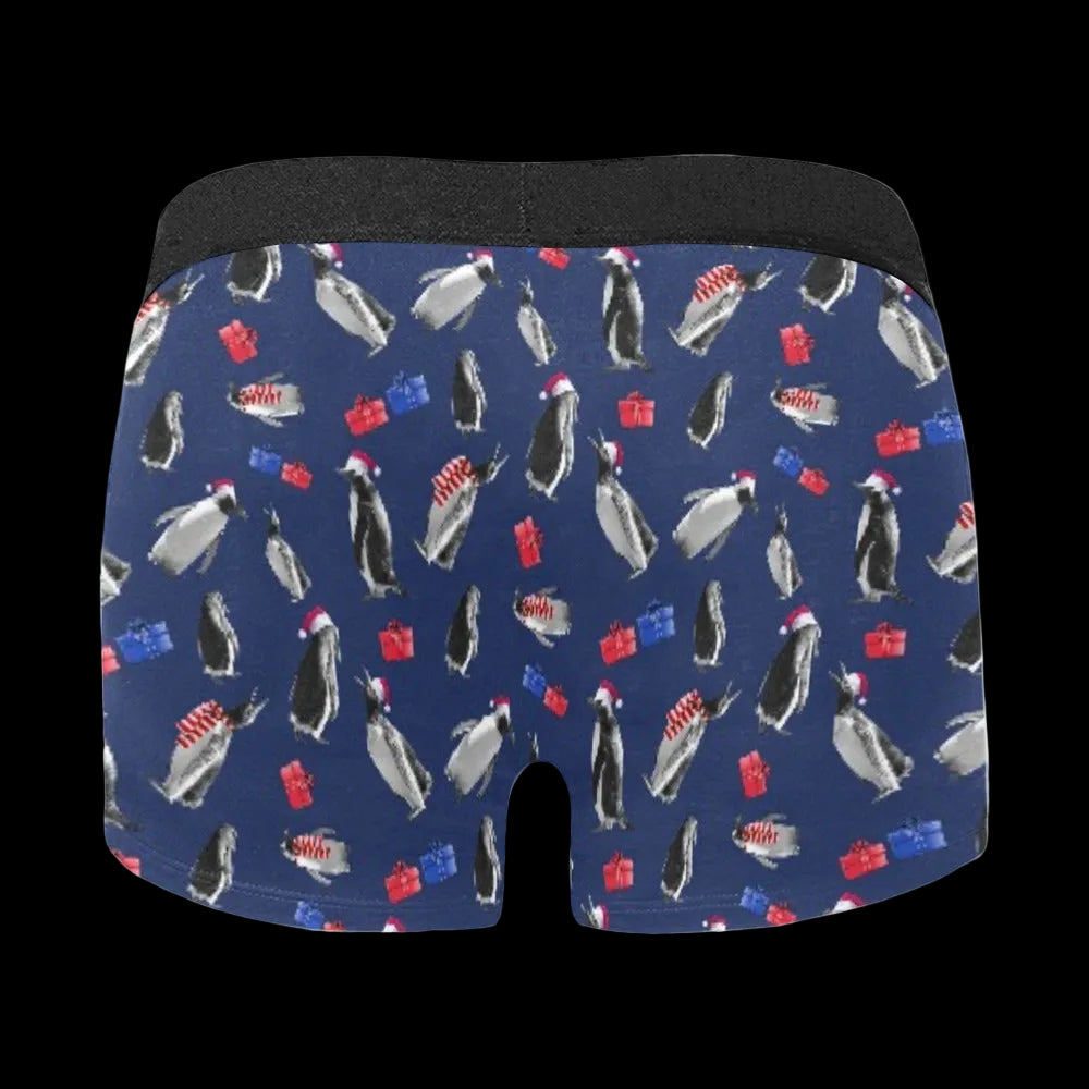 Christmas Penguin Boxer Brief Boxers