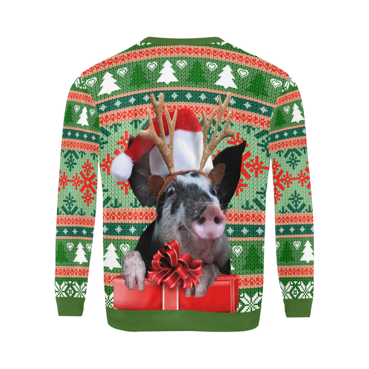 Pull de Noël laid cochon