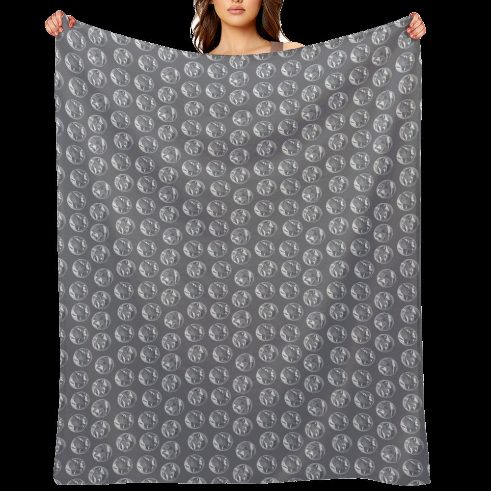 Bubble Cushion Wrap Throw Blanket