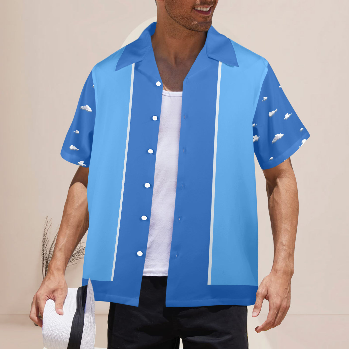 Clouds Hawaiian Shirt | Button Up Down Shirt
