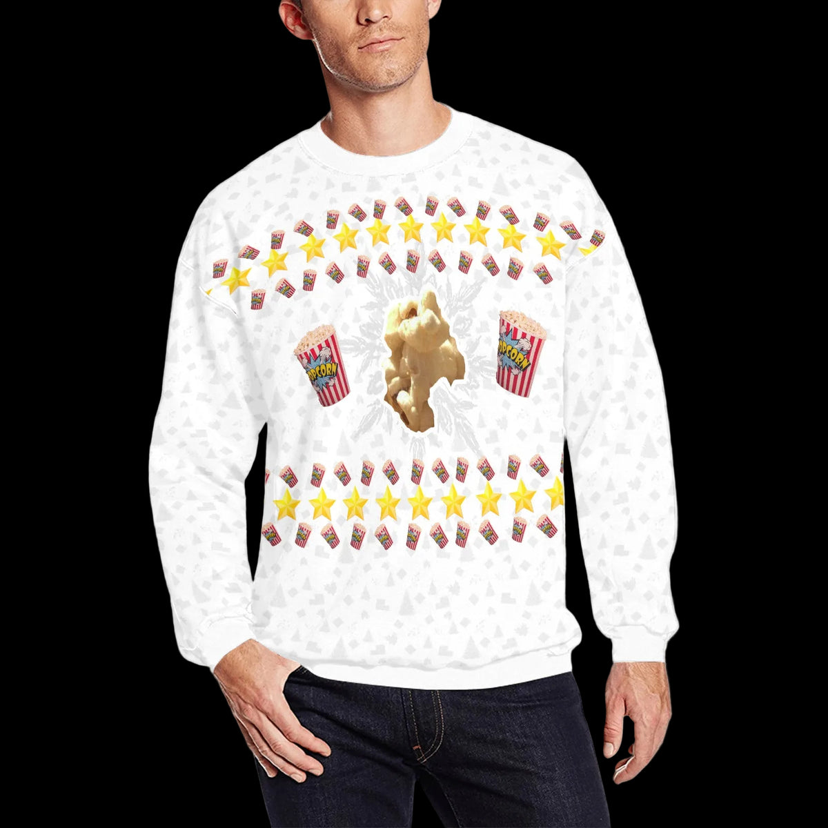 Popcorn Ugly Christmas Sweater