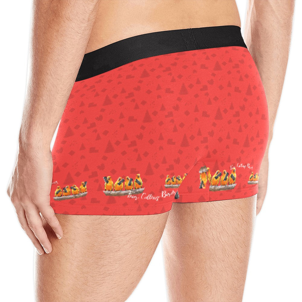 Calling Birds Christmas Boxer Brief Boxers