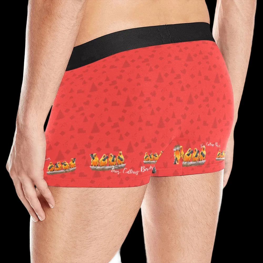 Calling Birds Christmas Boxer Brief Boxers