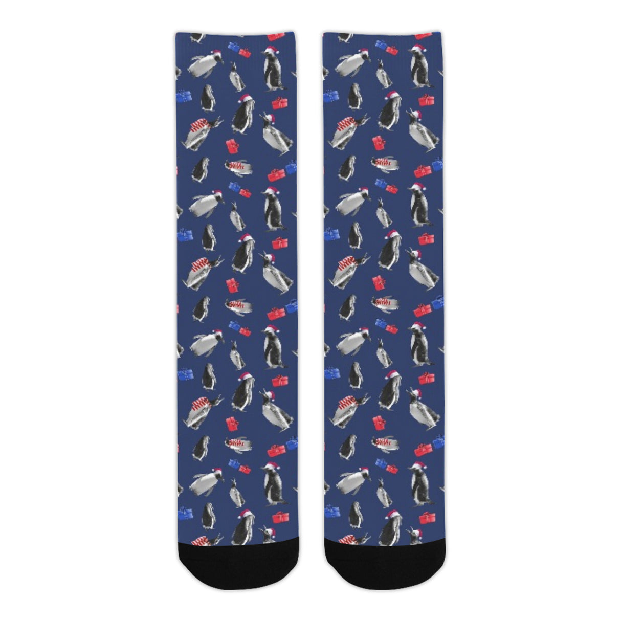 Christmas Penguin Socks