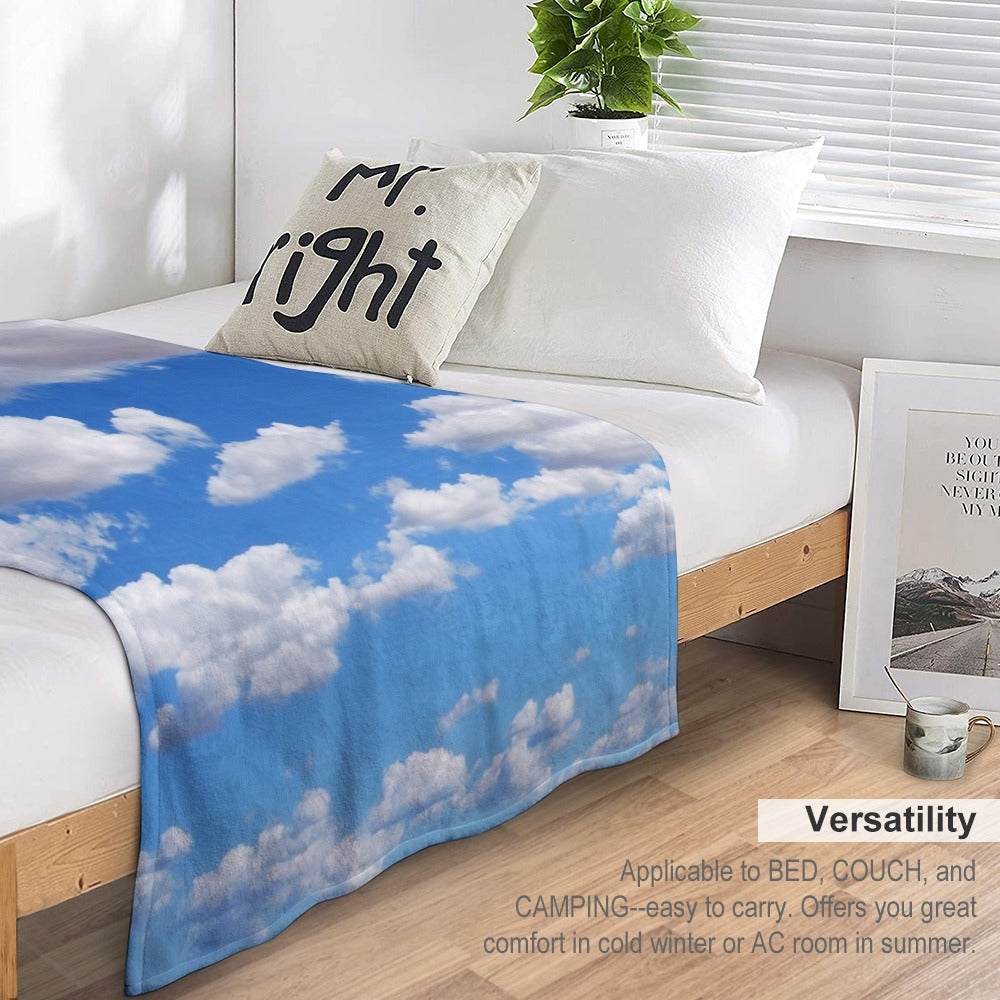 Clouds Throw Blanket