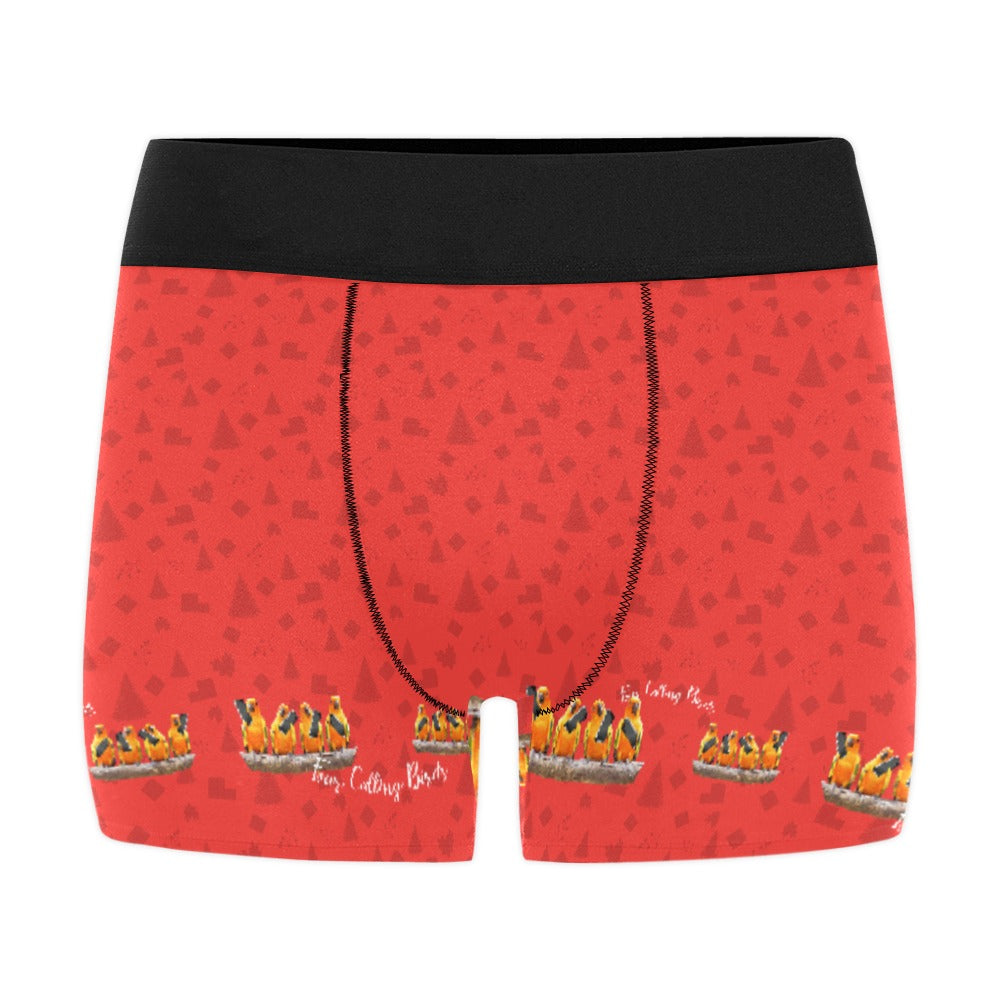 Calling Birds Christmas Boxer Brief Boxers
