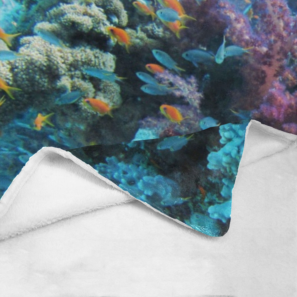 Coral Reef Throw Blanket
