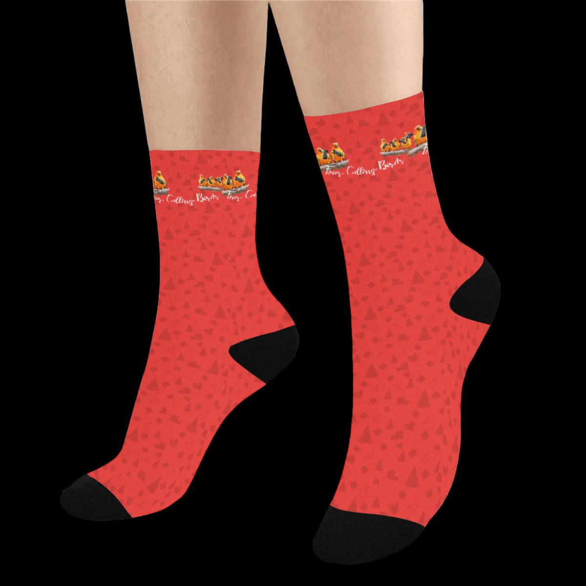 4 Calling Birds Christmas Socks