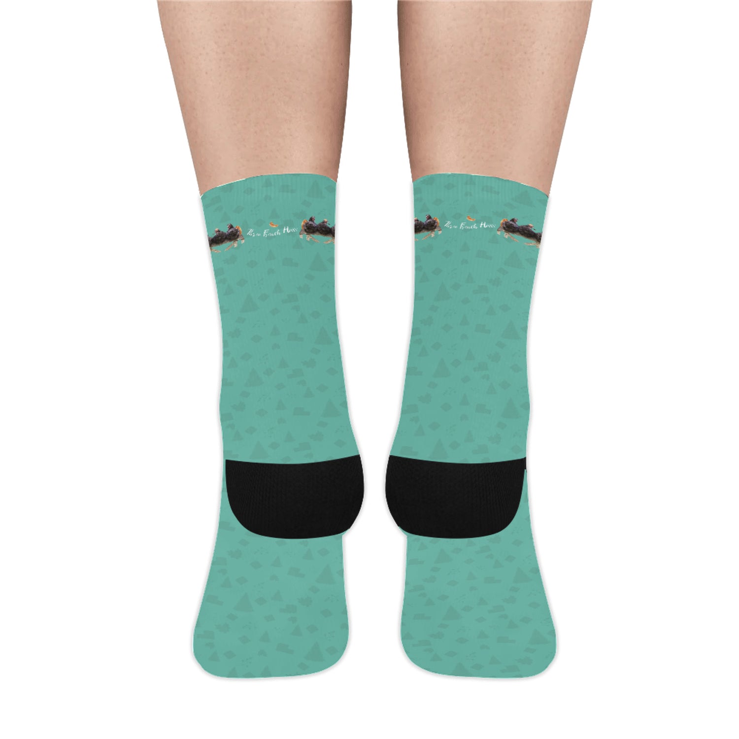 3 French Hens Christmas Socks