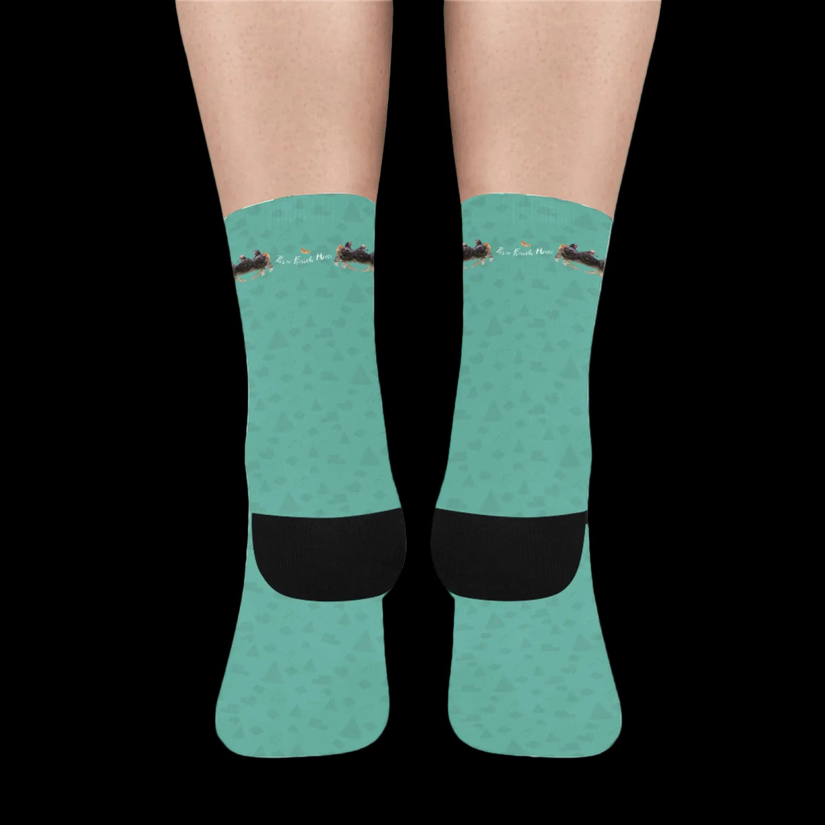 3 French Hens Christmas Socks