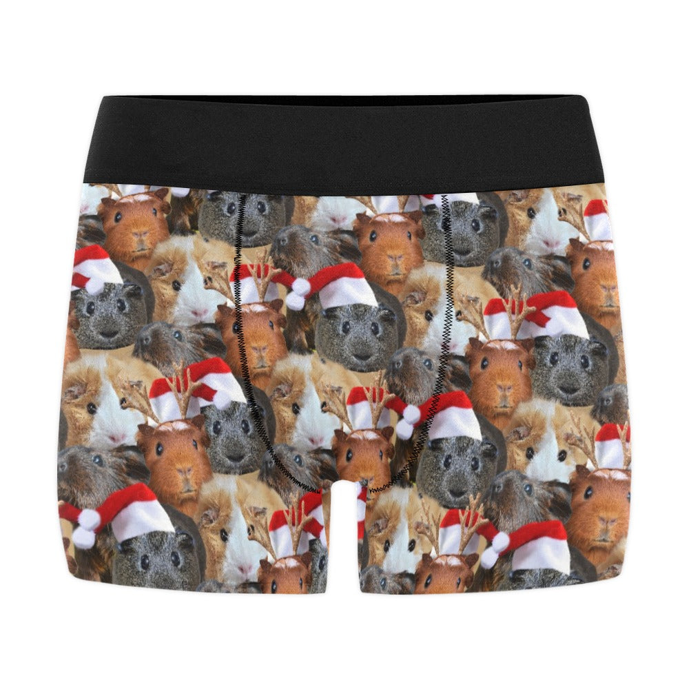 Christmas Guinea Pig Boxer Brief Boxers