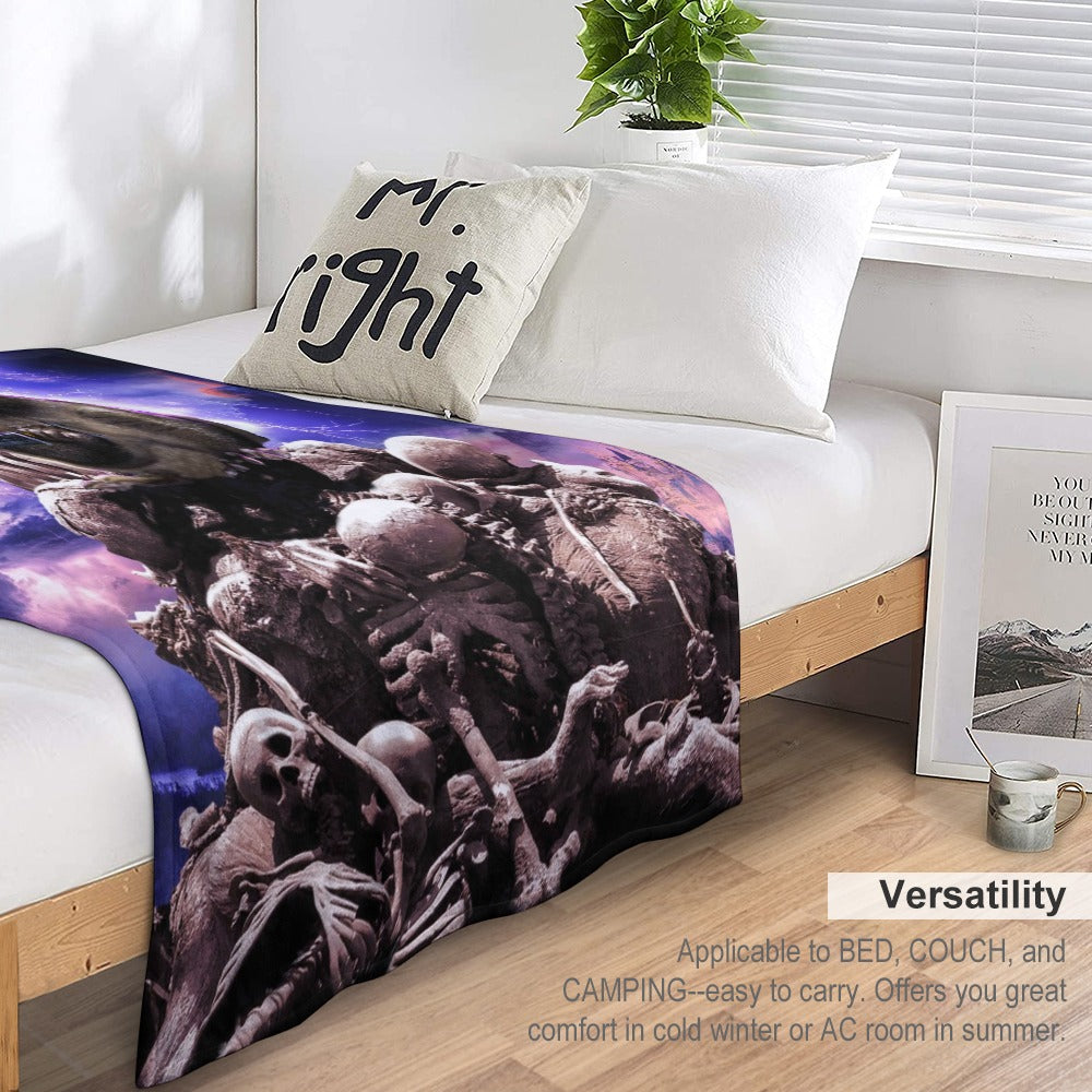 Lightning Possum Throw Blanket