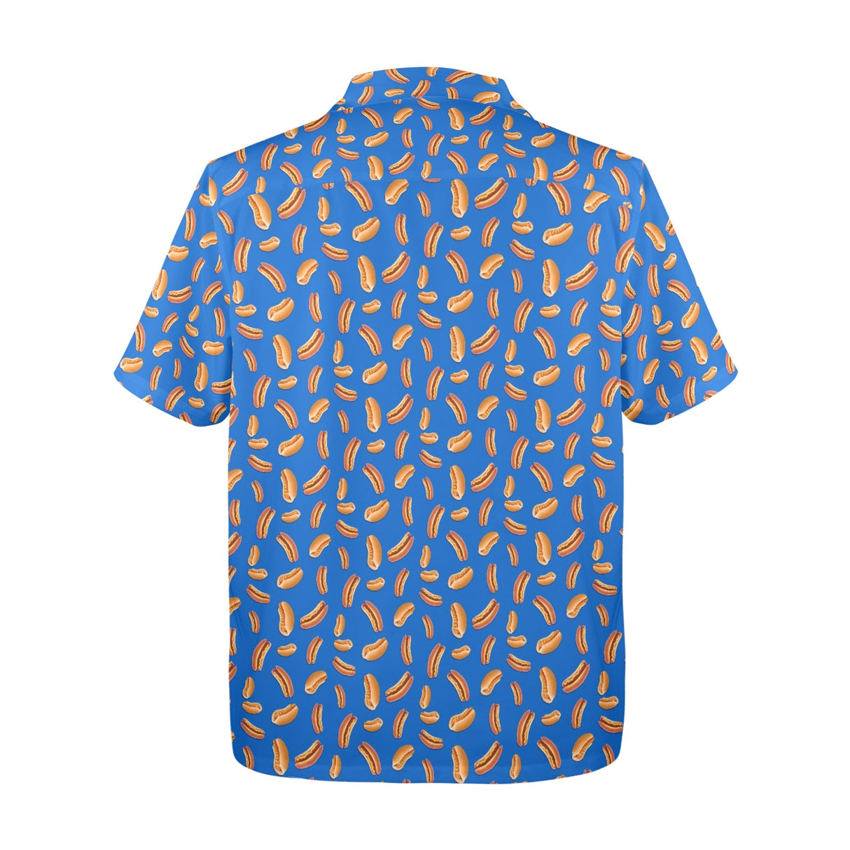 Hot Dog Hawaiian Shirt - BBQ Food Button-Up