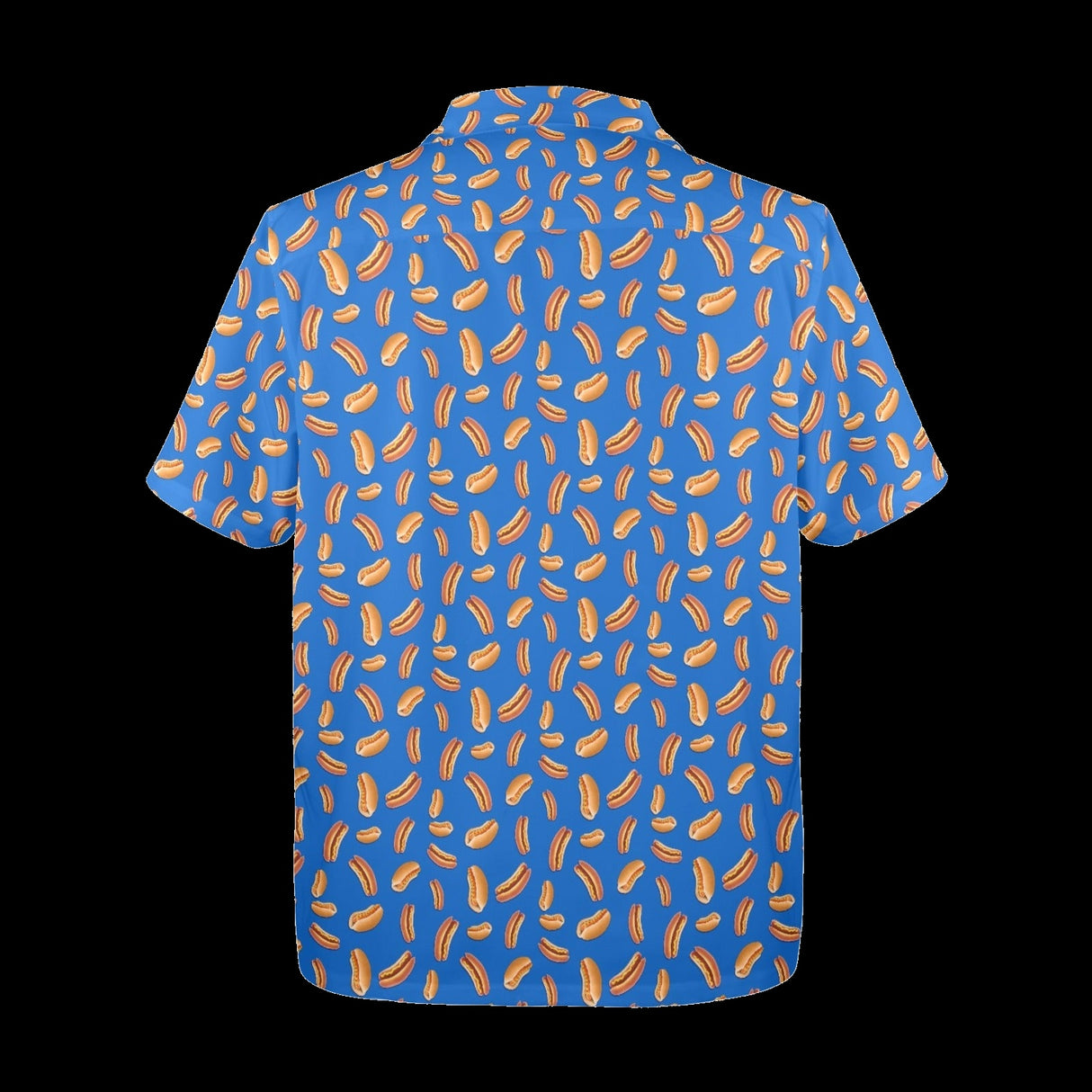 Hot Dog Hawaiian Shirt - BBQ Food Button-Up