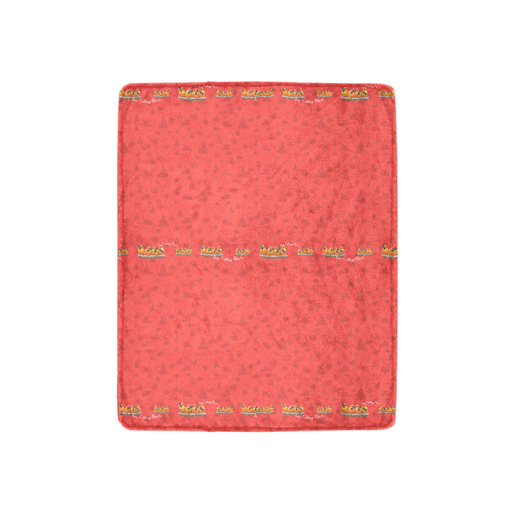 Days of Christmas Calling Birds Throw Blanket