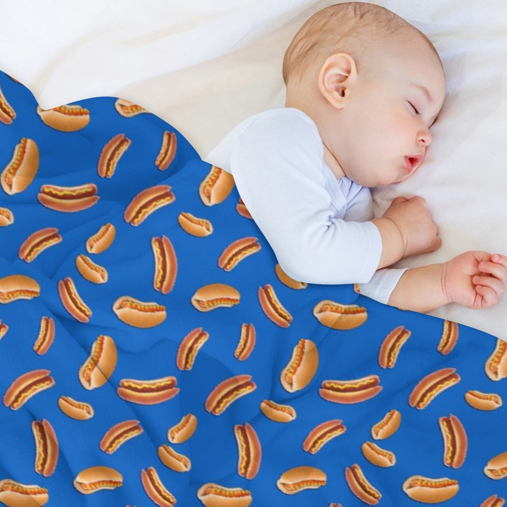 Hot Dog Throw Blanket
