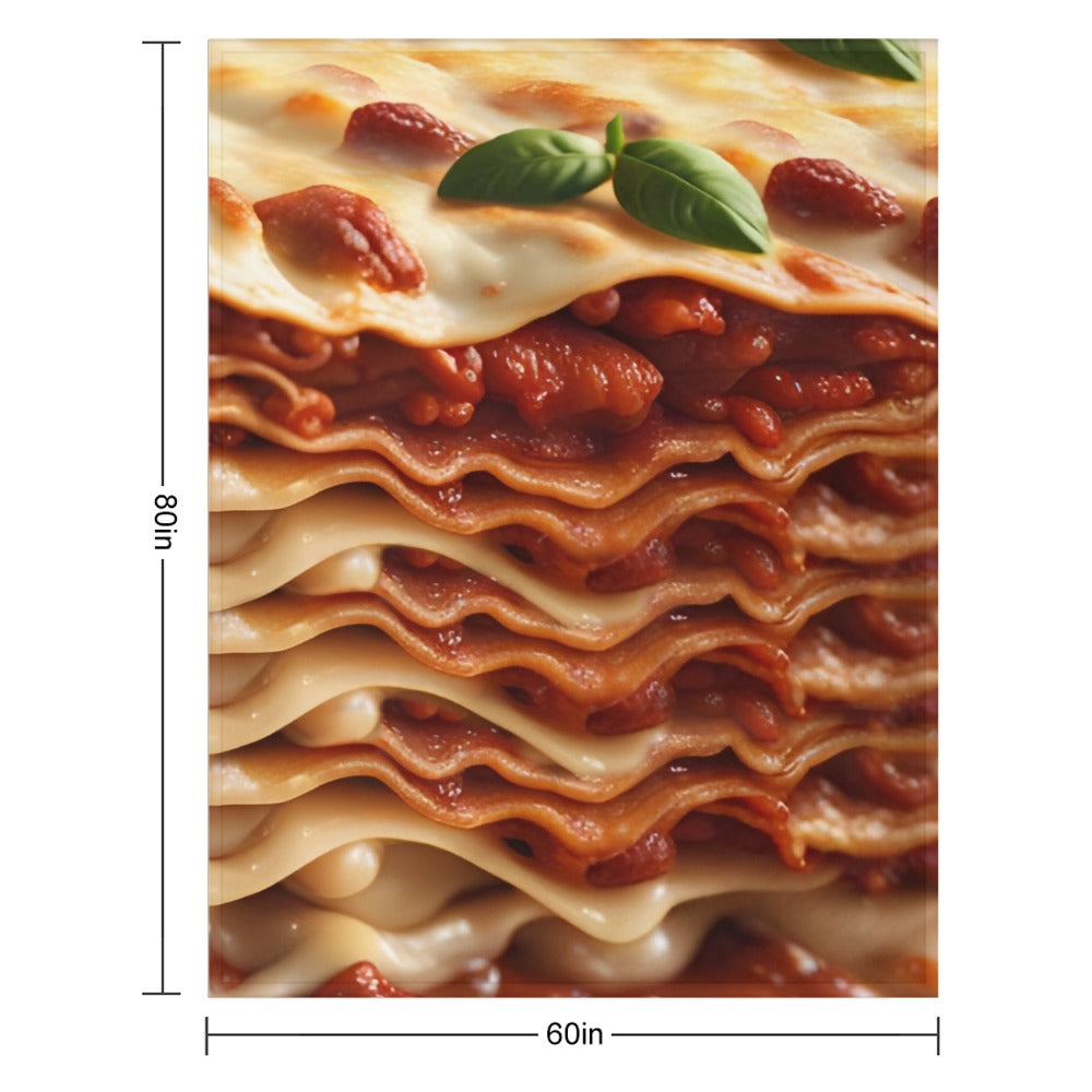 Lasagna Throw Blanket