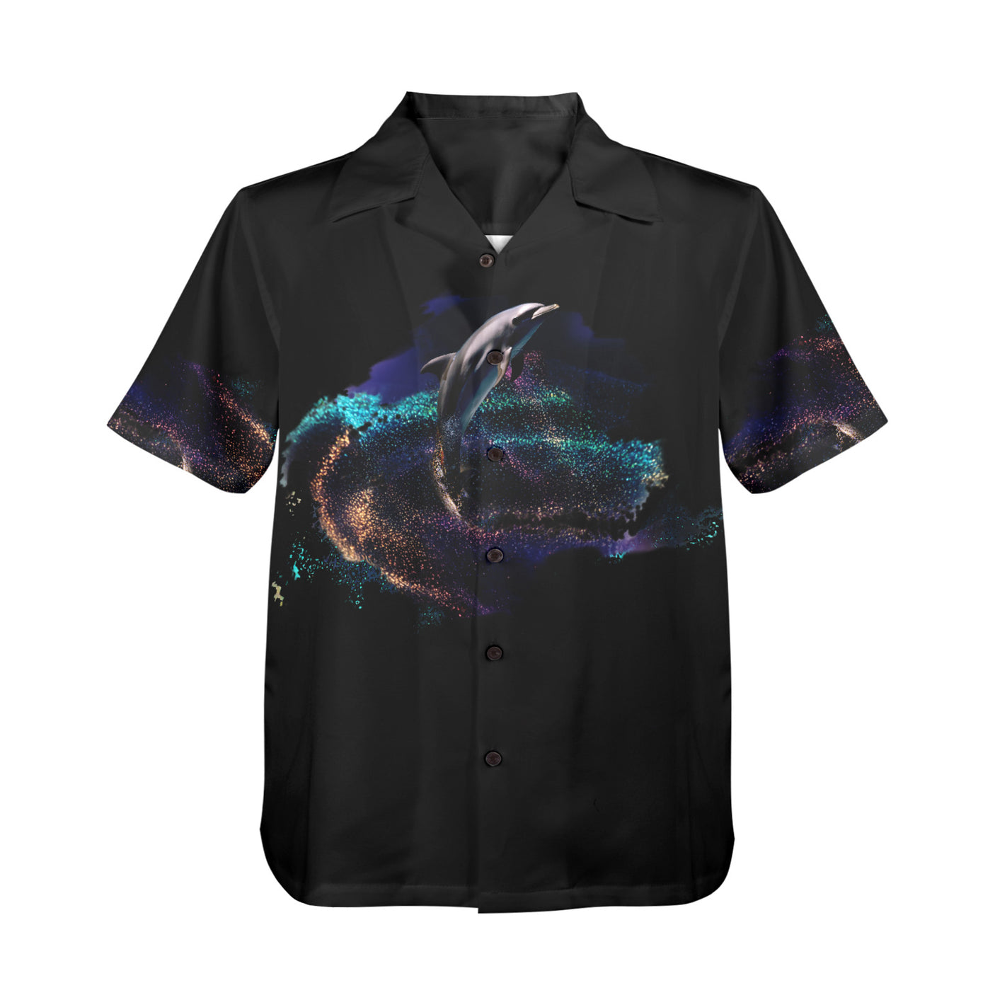 Dolphin Hawaiian Shirt | Button Up Down Shirt