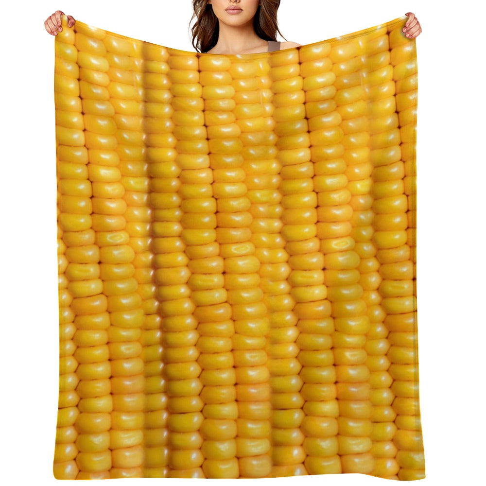 Corn Cob Throw Blanket