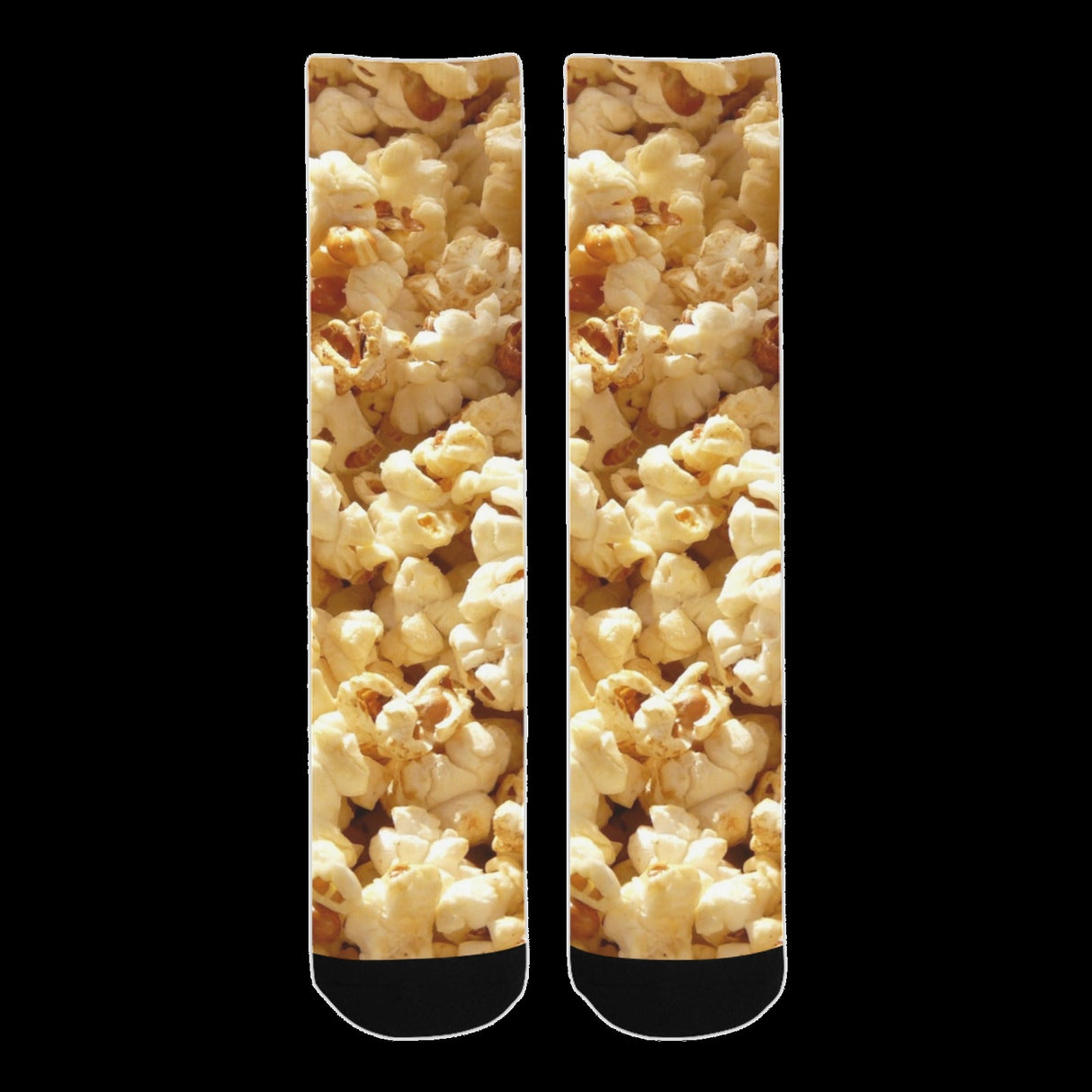 Popcorn Socks - Funny Movie Night Crew Socks