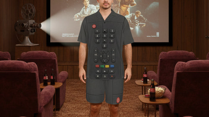 Retro TV Remote Costume Pajama Set
