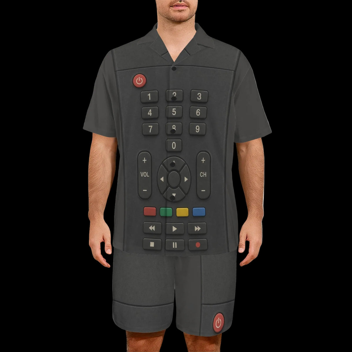 Retro TV Remote Costume Pajama Set
