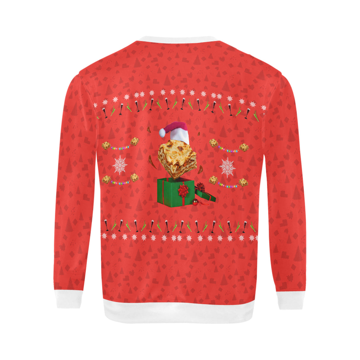 Lasagna Ugly Christmas Sweater