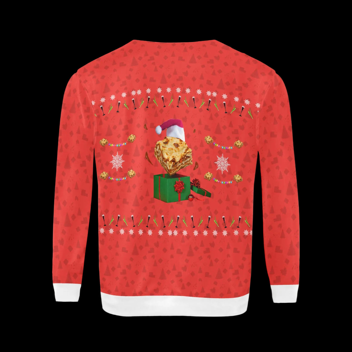 Lasagna Ugly Christmas Sweater