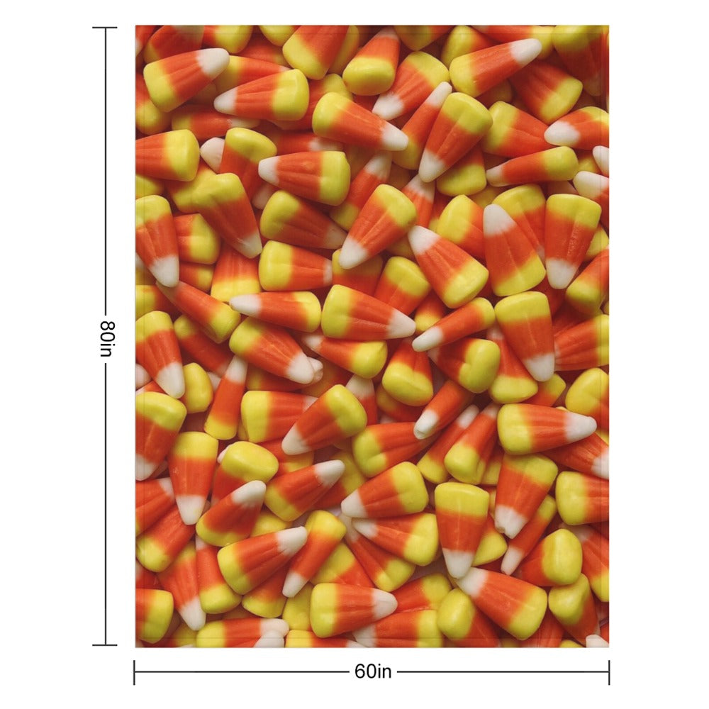 Candy Corn Throw Blanket