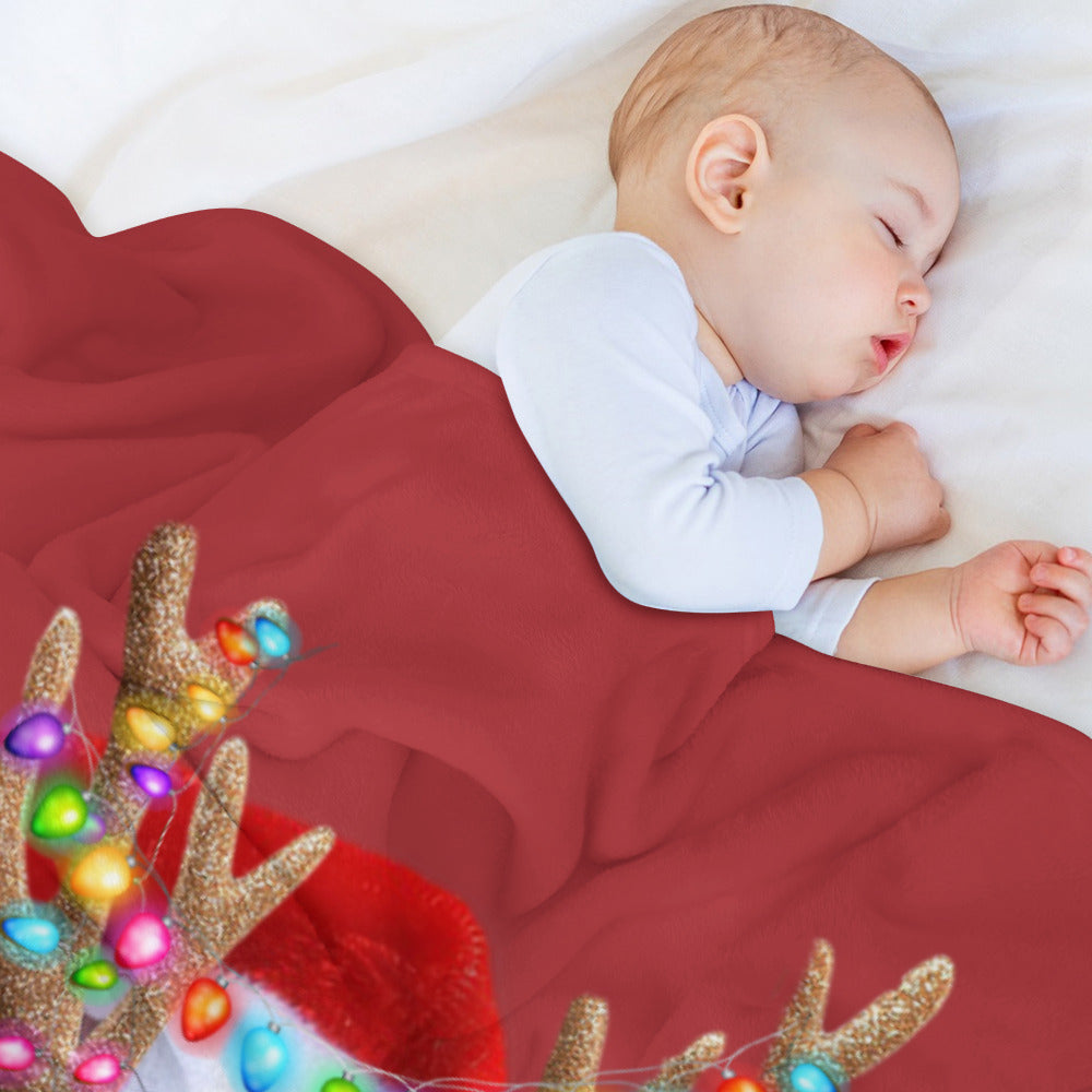 Christmas Husky Throw Blanket