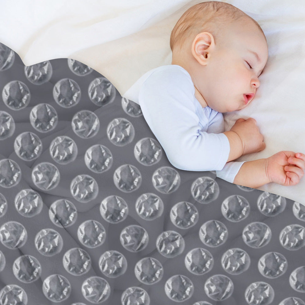 Bubble Cushion Wrap Throw Blanket