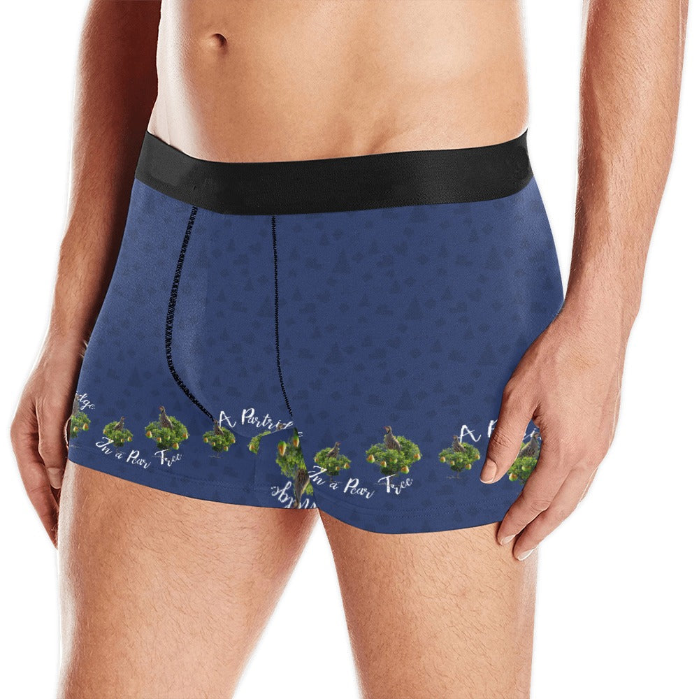 Partridge Pear Tree Christmas Boxer Brief Boxers
