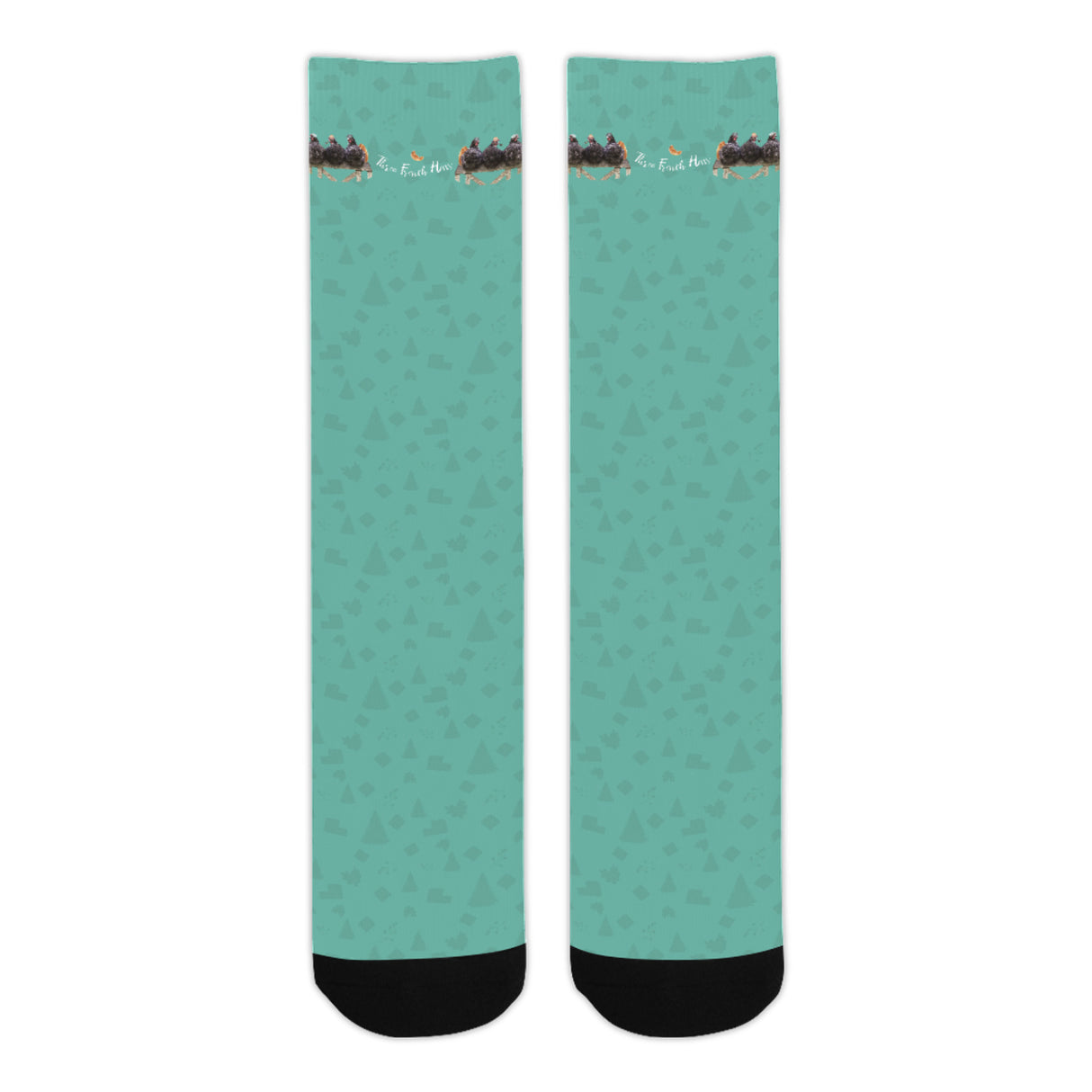 3 French Hens Christmas Socks