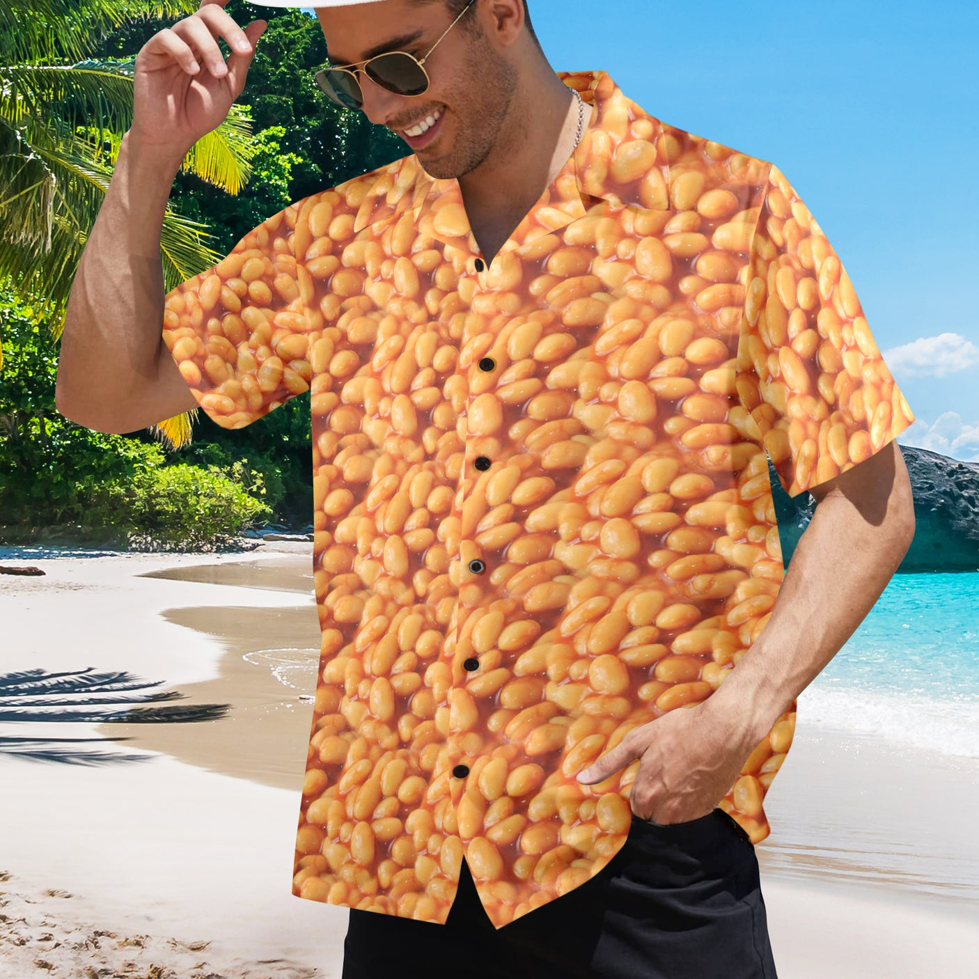 Baked Beans Hawaiian Shirt