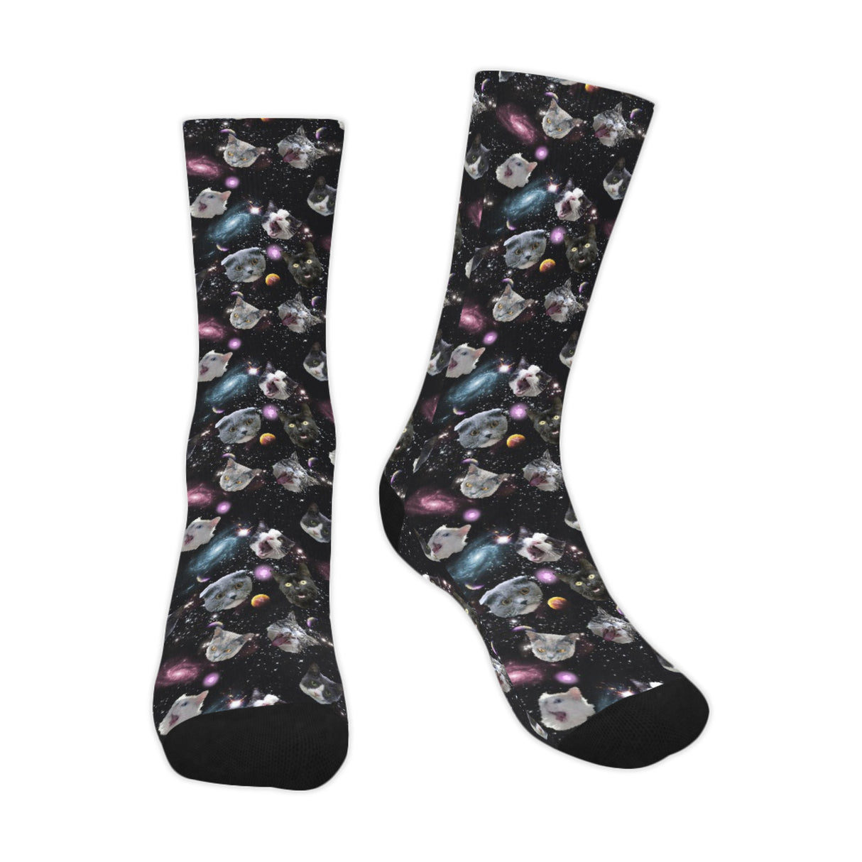 Space Cat Socks