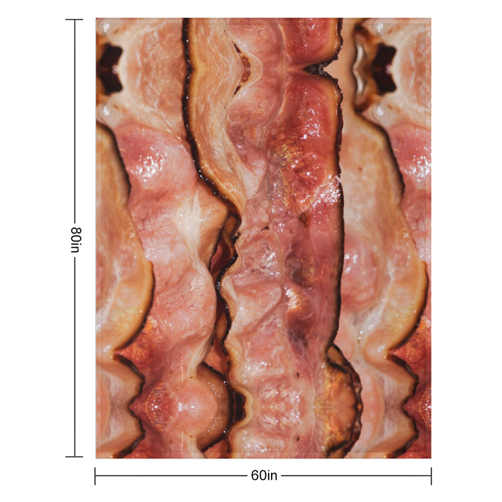 Bacon Throw Blanket