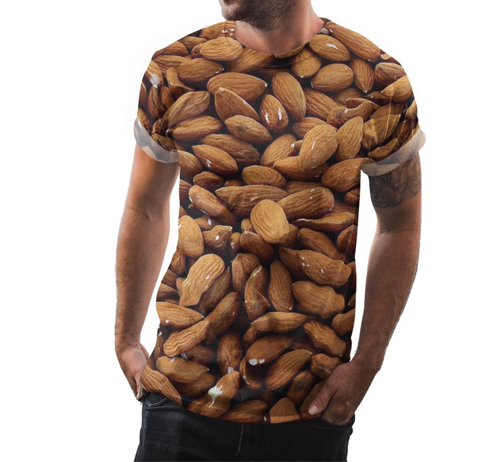 Almond Nut Shirt | AOP 3D Tee Shirts - Random Galaxy Official