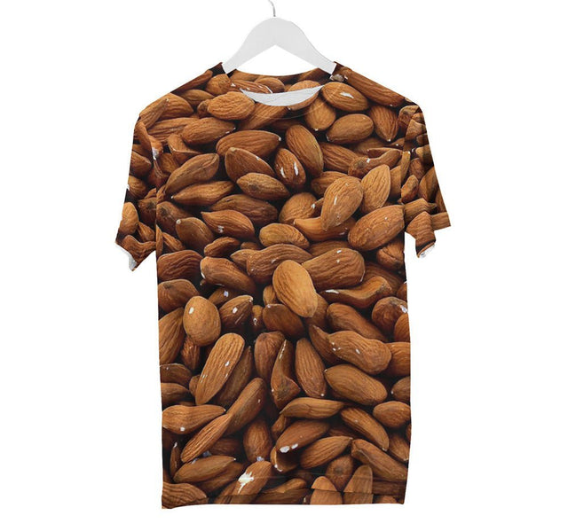 Almond Nut Shirt | AOP 3D Tee Shirts - Random Galaxy Official