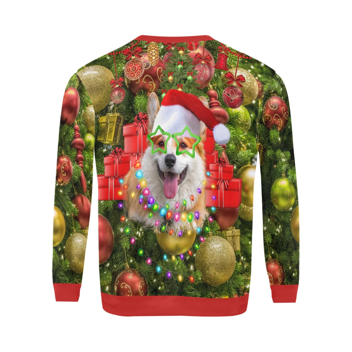 Corgi Ugly Christmas Sweater - Random Galaxy
